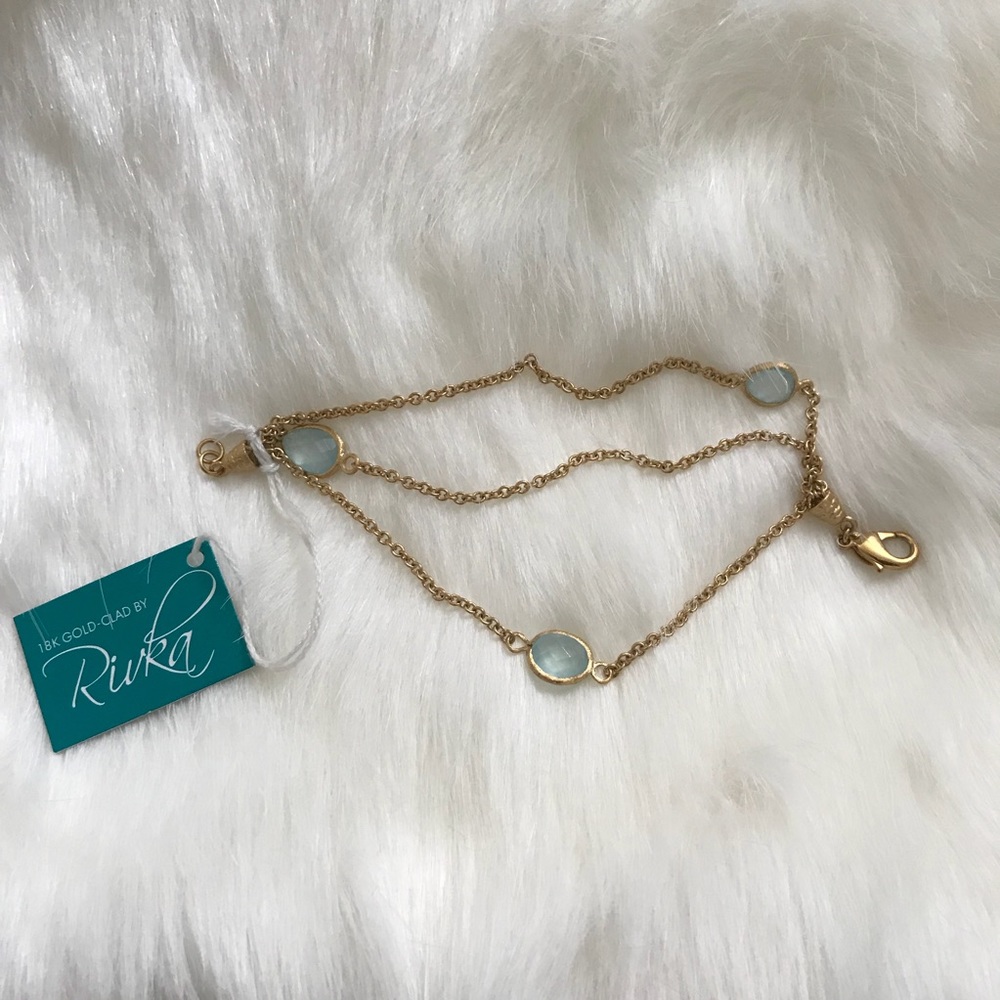 RIVKA FRIEDMAN 18K GOLD-CLAD BRACELET